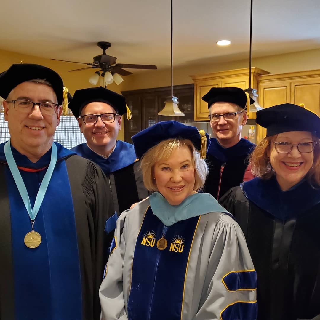 Karen Maxwell With Other Ed.D. Faculty