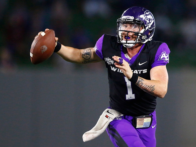 Wildcat quarterback Dallas Sealey ran for three TDs and threw for another in leading ACU to a 45-20 win over University of the Incarnate Word on Saturday night in San Antonio. 