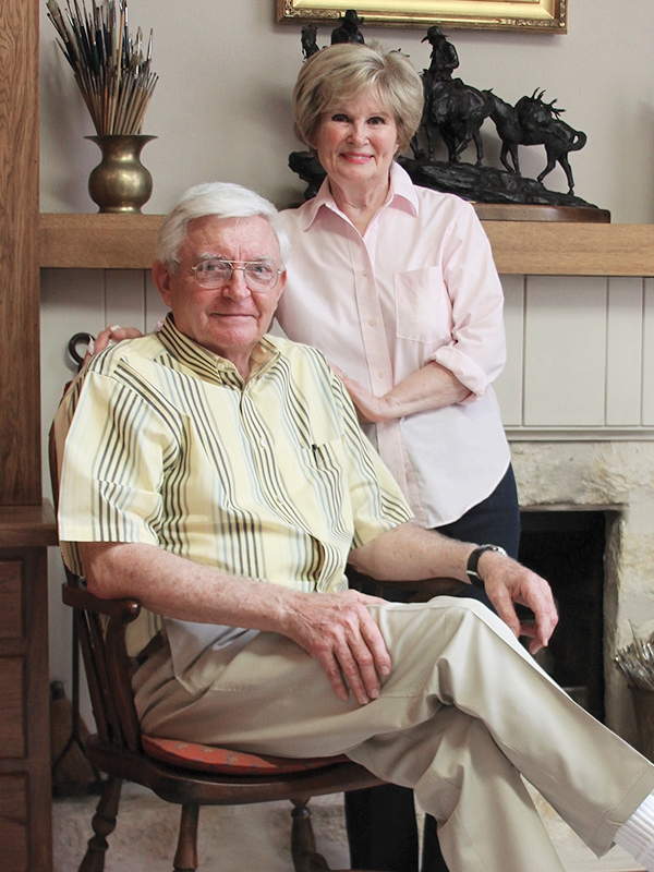 Gerald and Patty Harvey met while enrolled at ACU.  Photo credit: Amy Archer