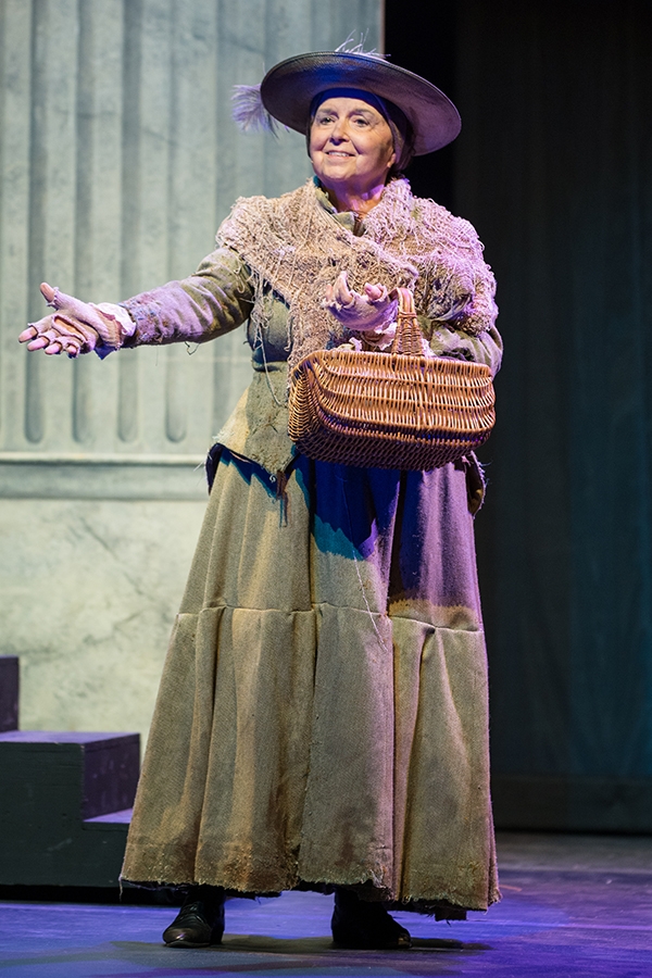 At age 86, Lipford portrayed the Bird Woman in Mary Poppins at ACU’s 2015 Homecoming Musical.