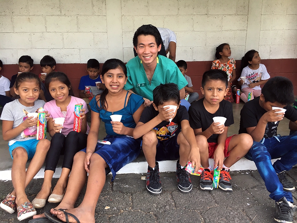 Bao Catteau on a medical mission trip to Guatemala