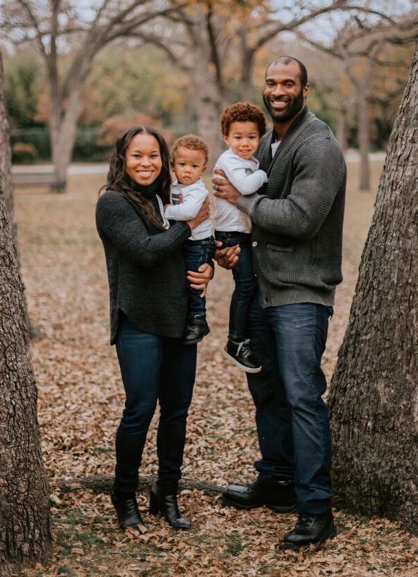 acu online student zaviar gooden and his family